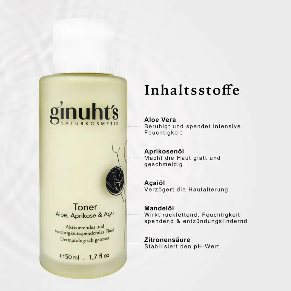 Toner — ginuht's Naturkosmetik