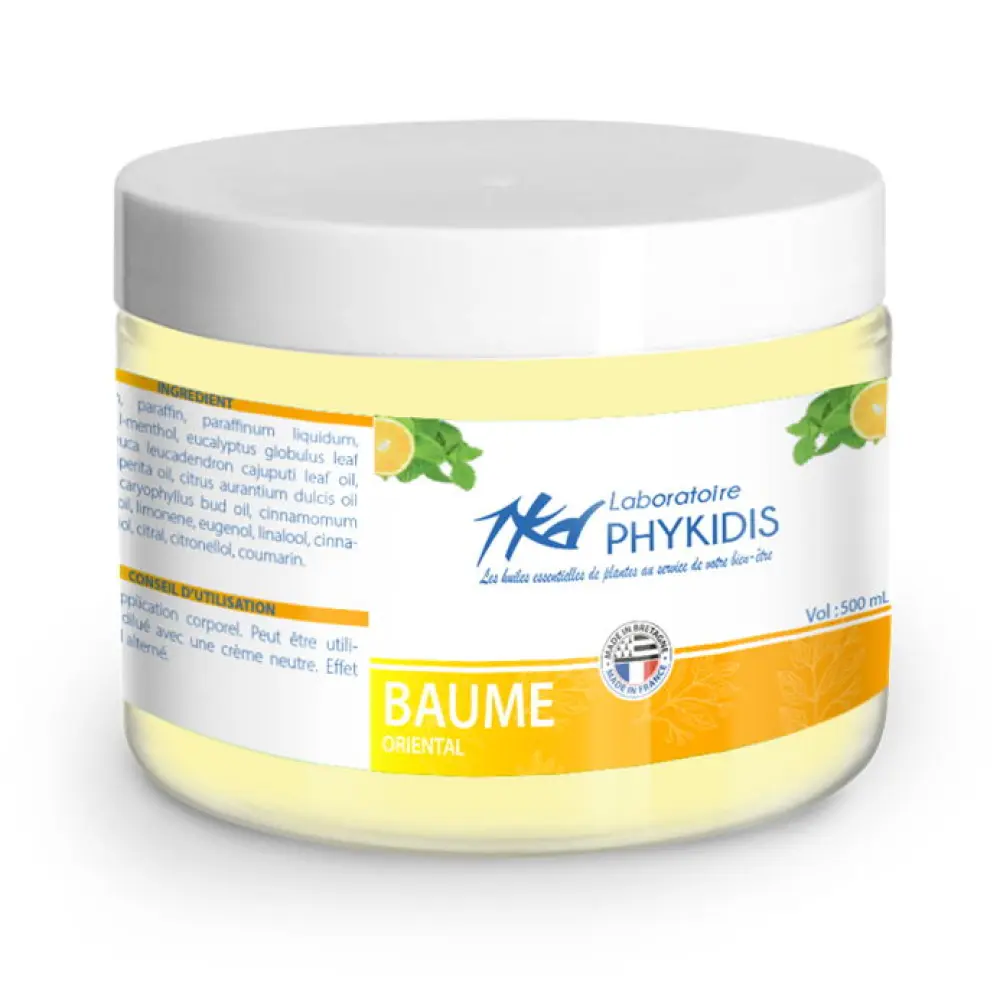 Baume de massage chaud-froid au menthol et camphre — Laboratoire Phykidis