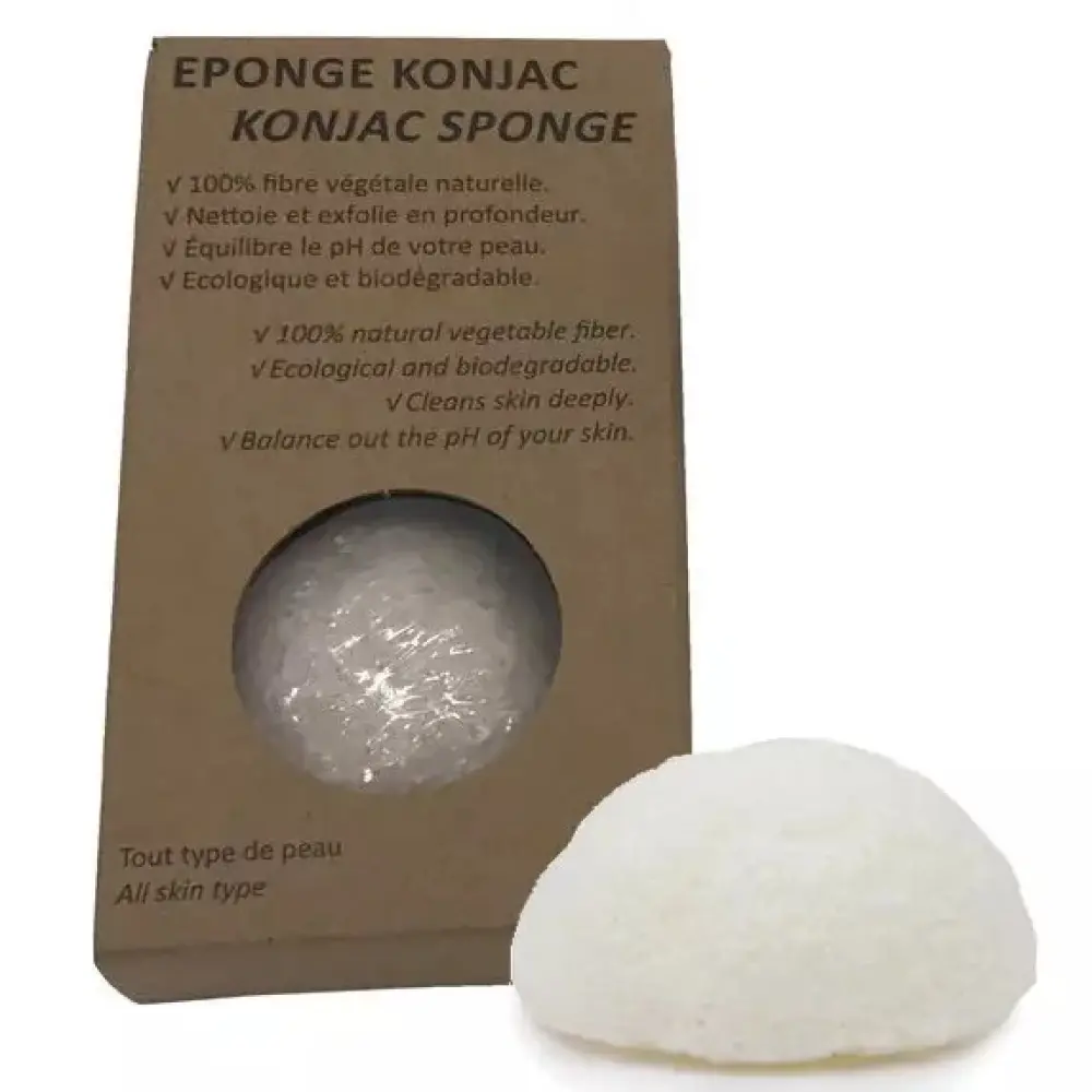 Éponge Konjac pour les yeux — Nature & Partage