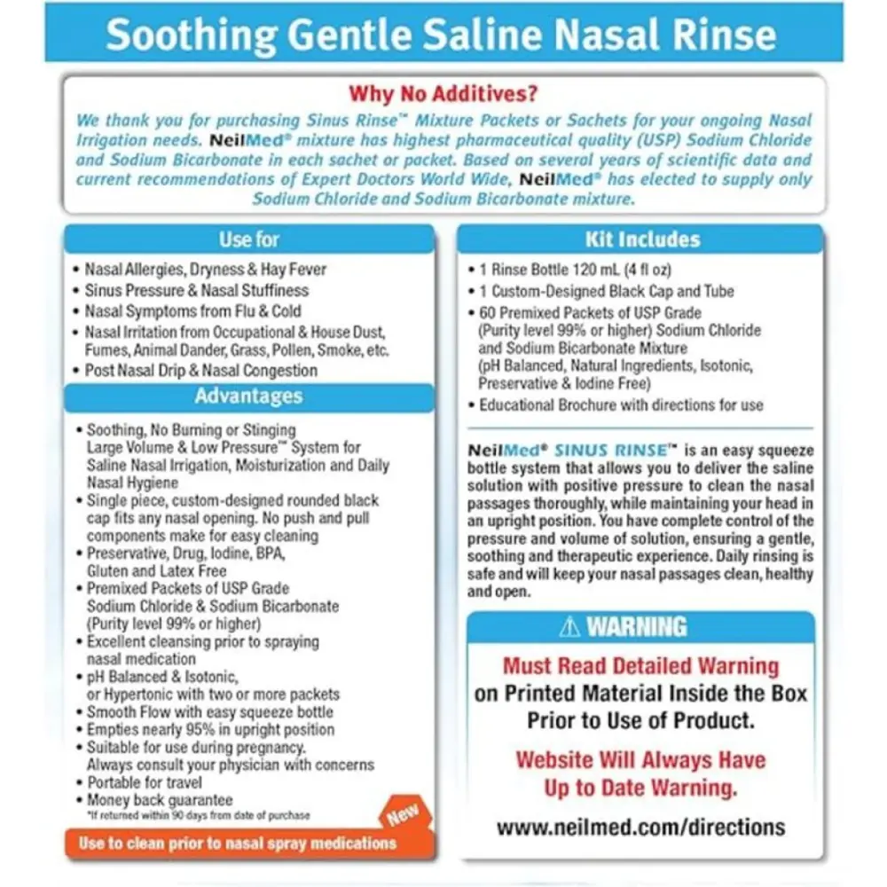 Sinuse Rinse® Kids 120 Beutel — NeilMed®