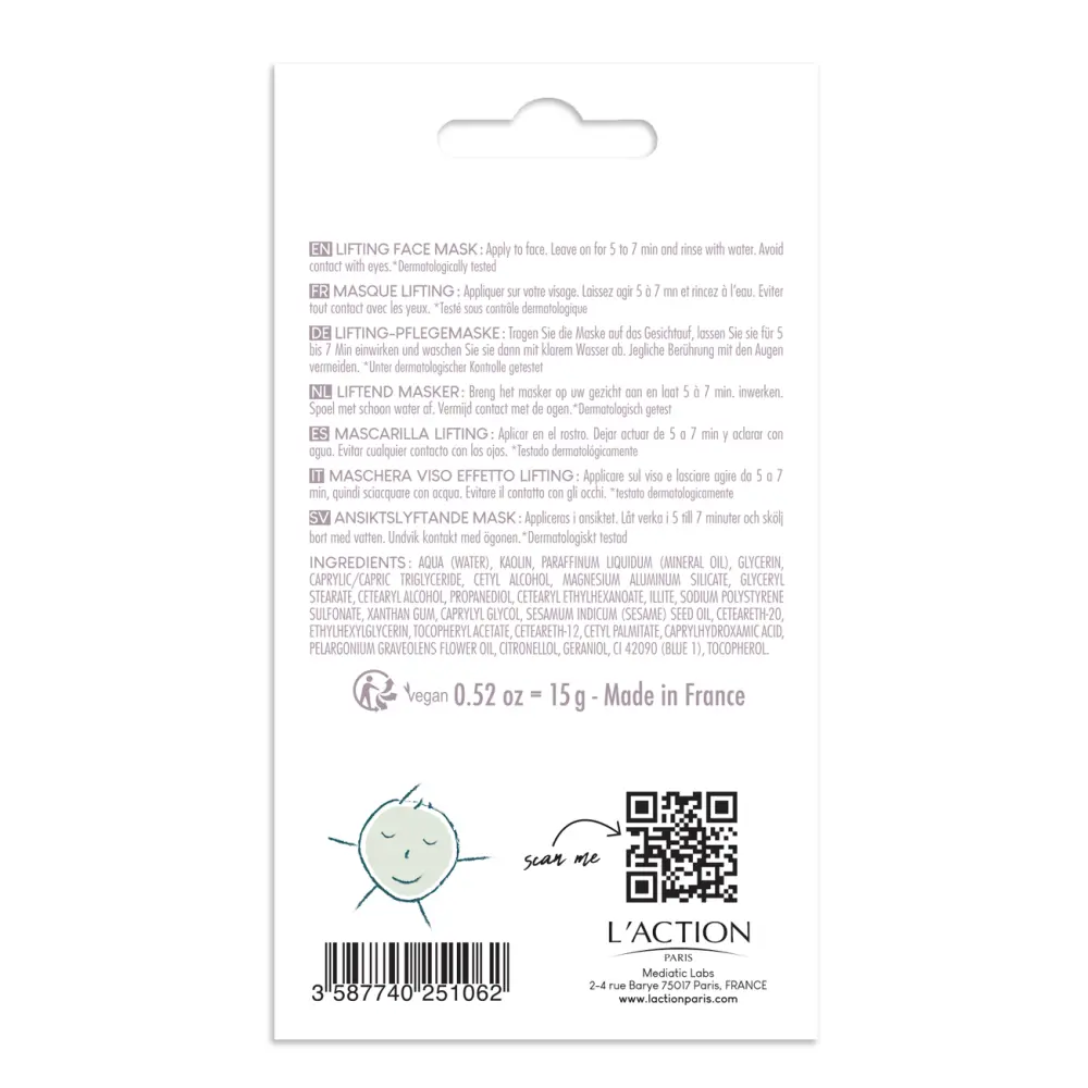 Masque Lifting - Visage — L'Action Paris