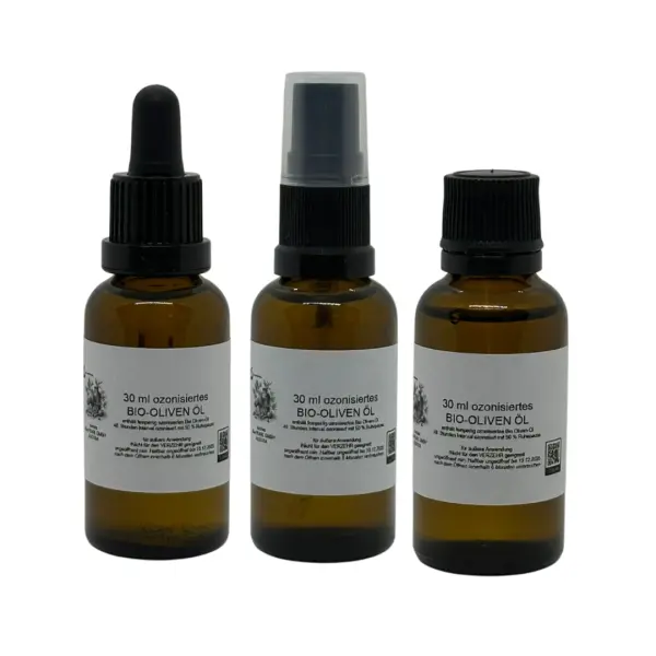 Ozonisiertes Olivenöl 3x30ml Mix