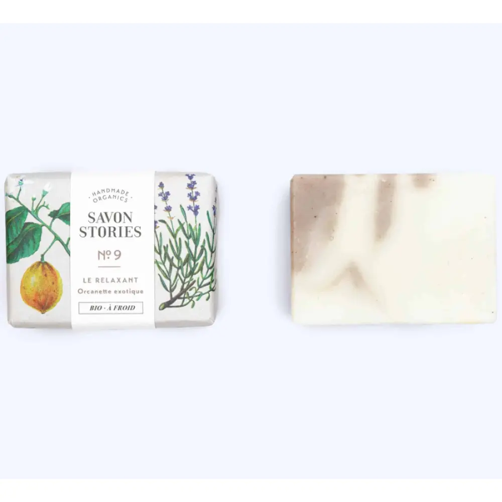 N°9 Le Relaxant - Savon à l'orcanette exotique - 50 g — Savon Stories