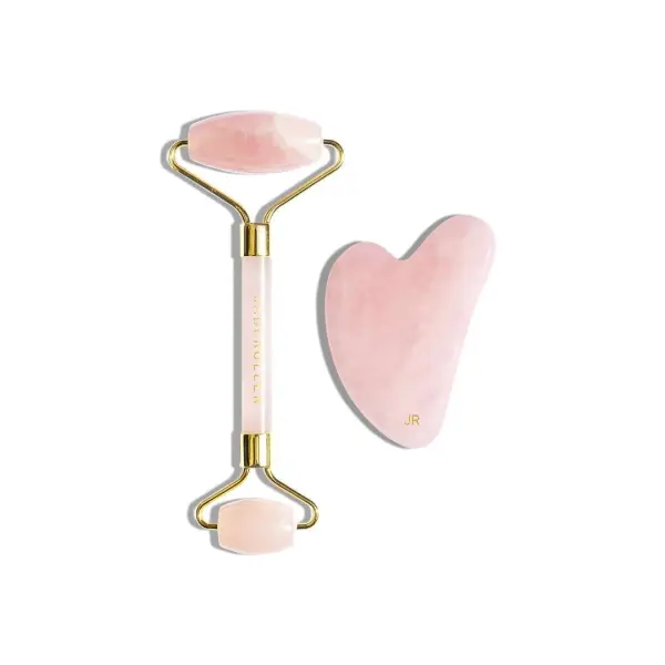 Duo Roll On & Gua Sha - Quartz Rose