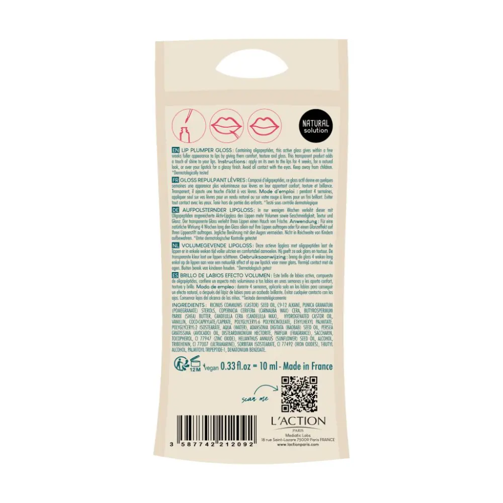 Gloss Repulpant - Lèvres - Noix De Coco — L'Action Paris