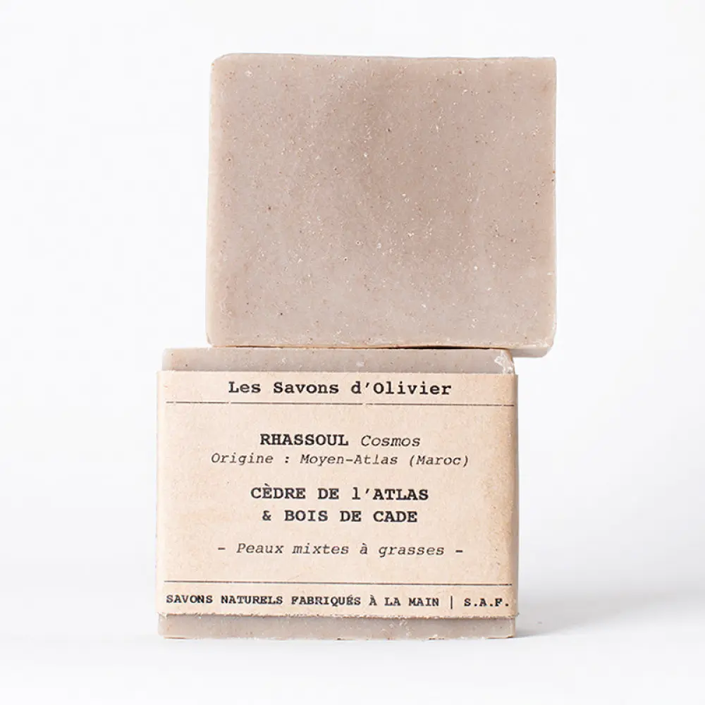 Savon N° 32 - Rhassoul, Cèdre de l'Atlas & Bois de Cade — Les Savons d'Olivier