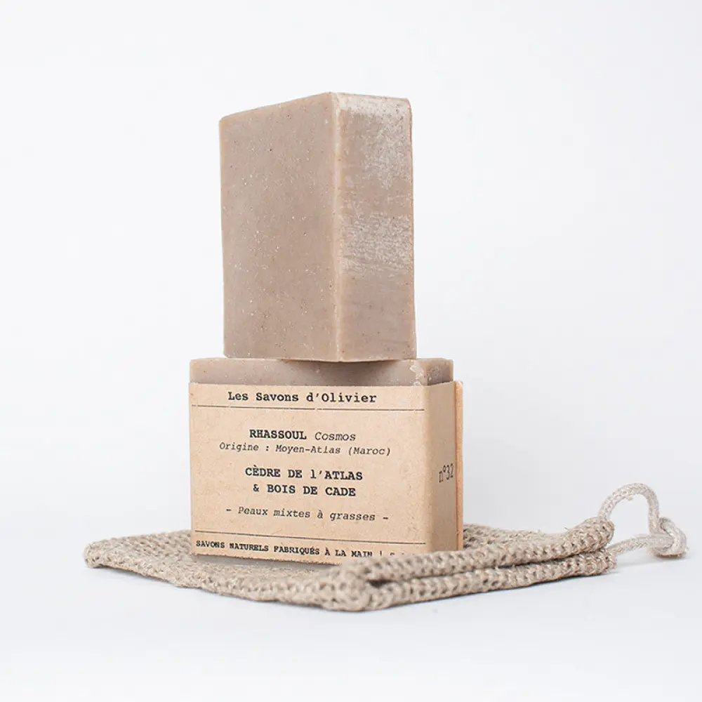 Savon N° 32 - Rhassoul, Cèdre de l'Atlas & Bois de Cade — Les Savons d'Olivier