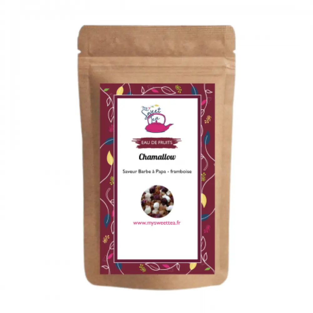 Chamallow - Eau de fruit saveur barbe à papa framboise — My Sweet Tea