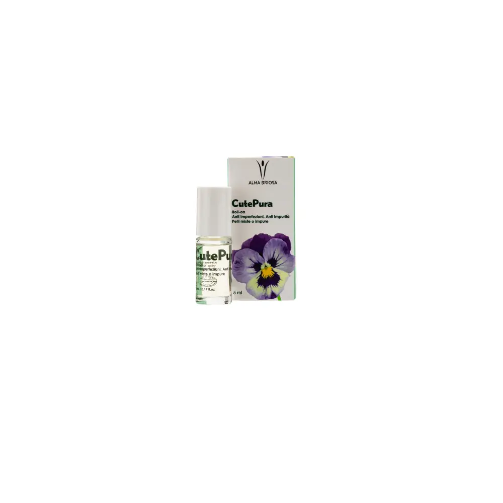 Set CutePura - Anti-Imperfection Roll-on + Mattierendes Reinigungsgel — Alma Briosa