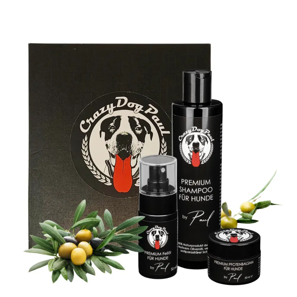 Hundeshampoo Geschenkset - Premium Fellpflege-Set — CrazyDogPaul