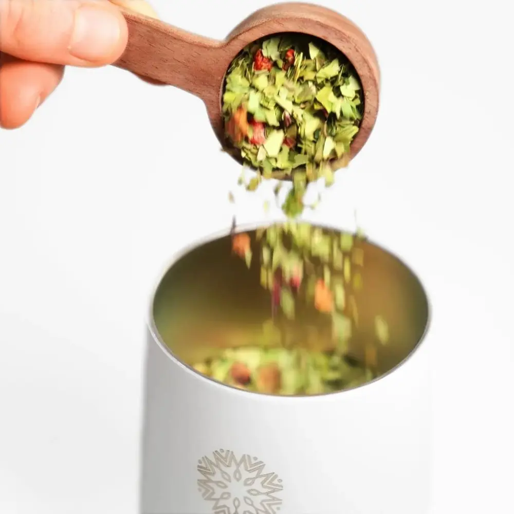 Cuillière doseuse à Maté en noyer — MATÉ IN