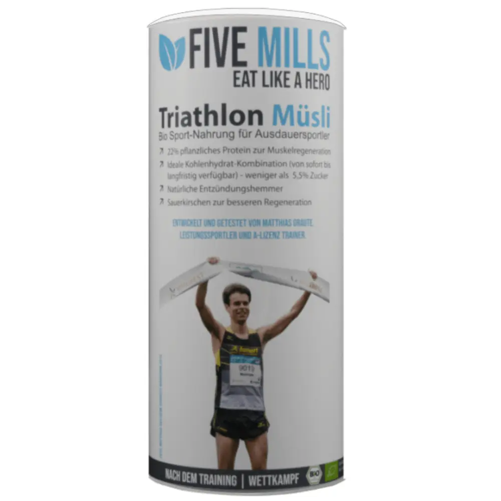Five Mills Triathlon | Nach dem Training - Crafted Bio Müsli — Müsli.de