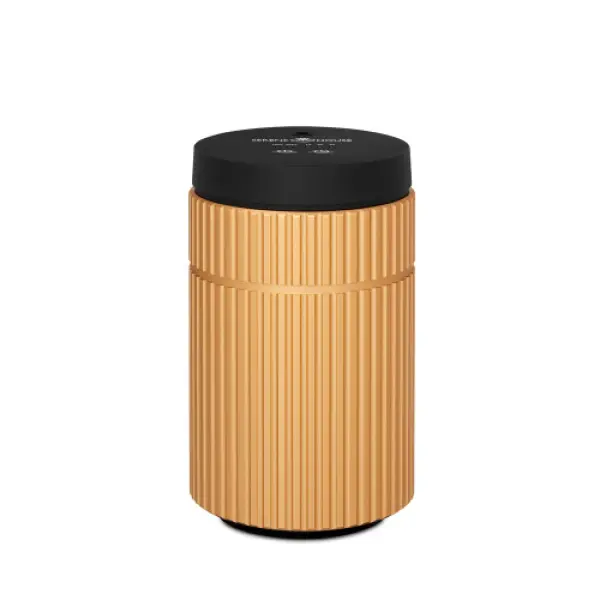 Diffuseur d'huiles essentielles sans eau en métal rayé