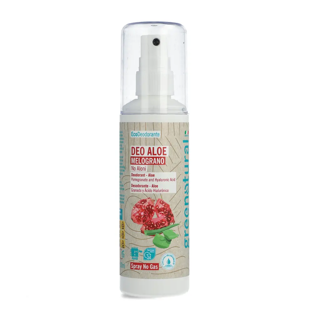 Deodorante Aloe Spray Melograno — greenatural