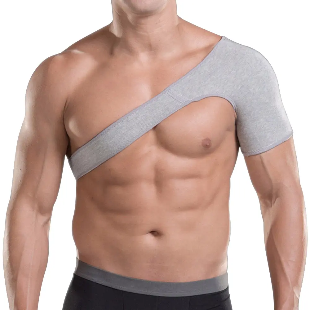 Schulterbandage Scapu Sport - Grau - M — BandagenPlus