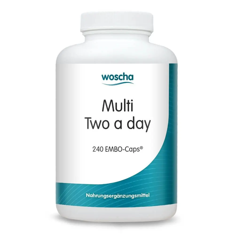 WOSCHA Multi Two a Day, multivitamines 240 capsules — woscha