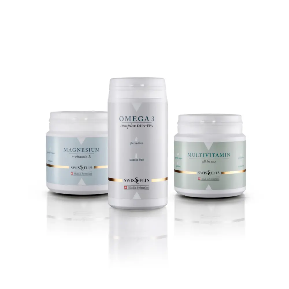 Vitalitätsset - Multivitamine, Magnesium & Omega 3 — SwissCells