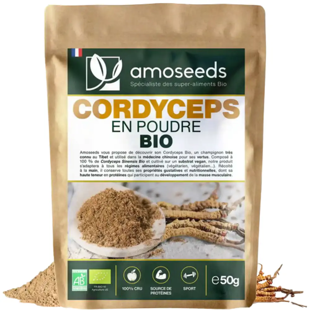 Cordyceps en Poudre Bio - 50 g — Amoseeds