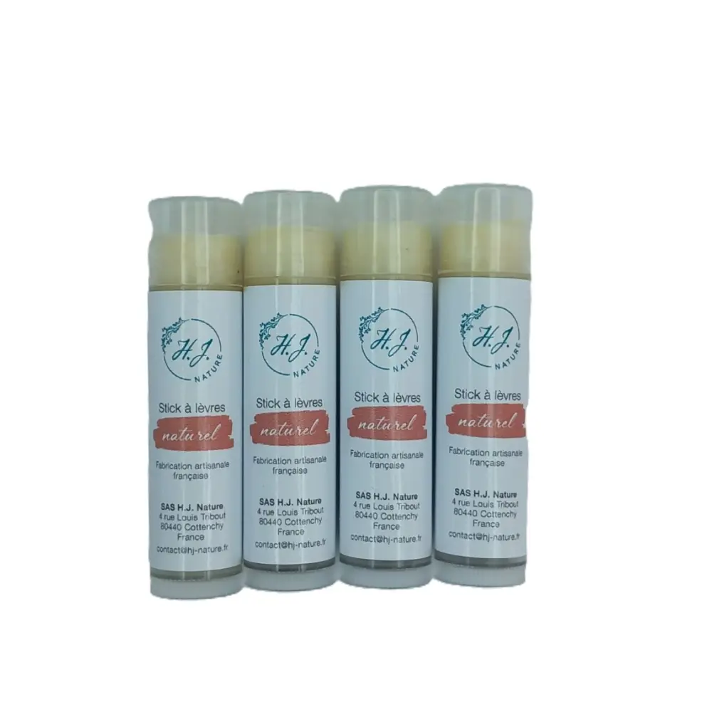 4 Natürliche Lippenpflegestifte — H.J. Nature