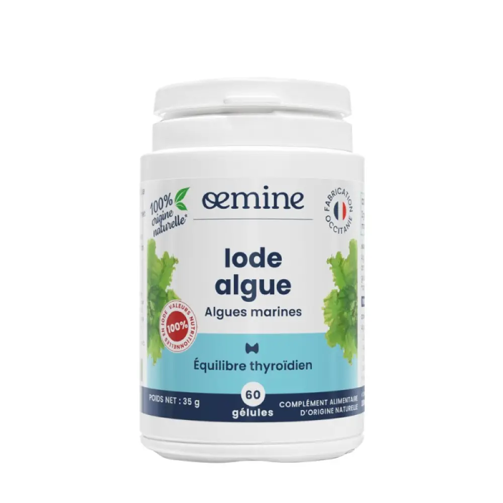 Iode Algue - Gélules Tyroide — Oemine