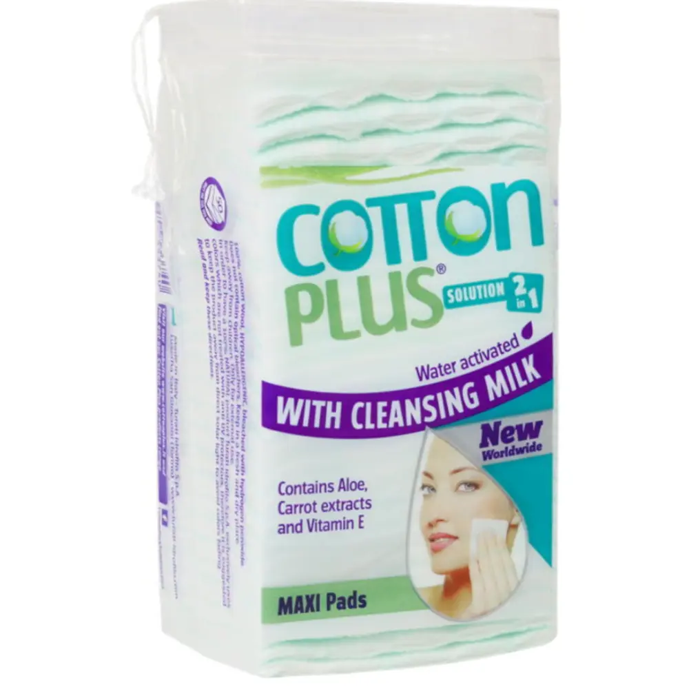 Reinigungspads 2in1 mit integrierter Aloe Vera Reinigungsmilch - Cotton Plus — Don Dandrea Deutschland
