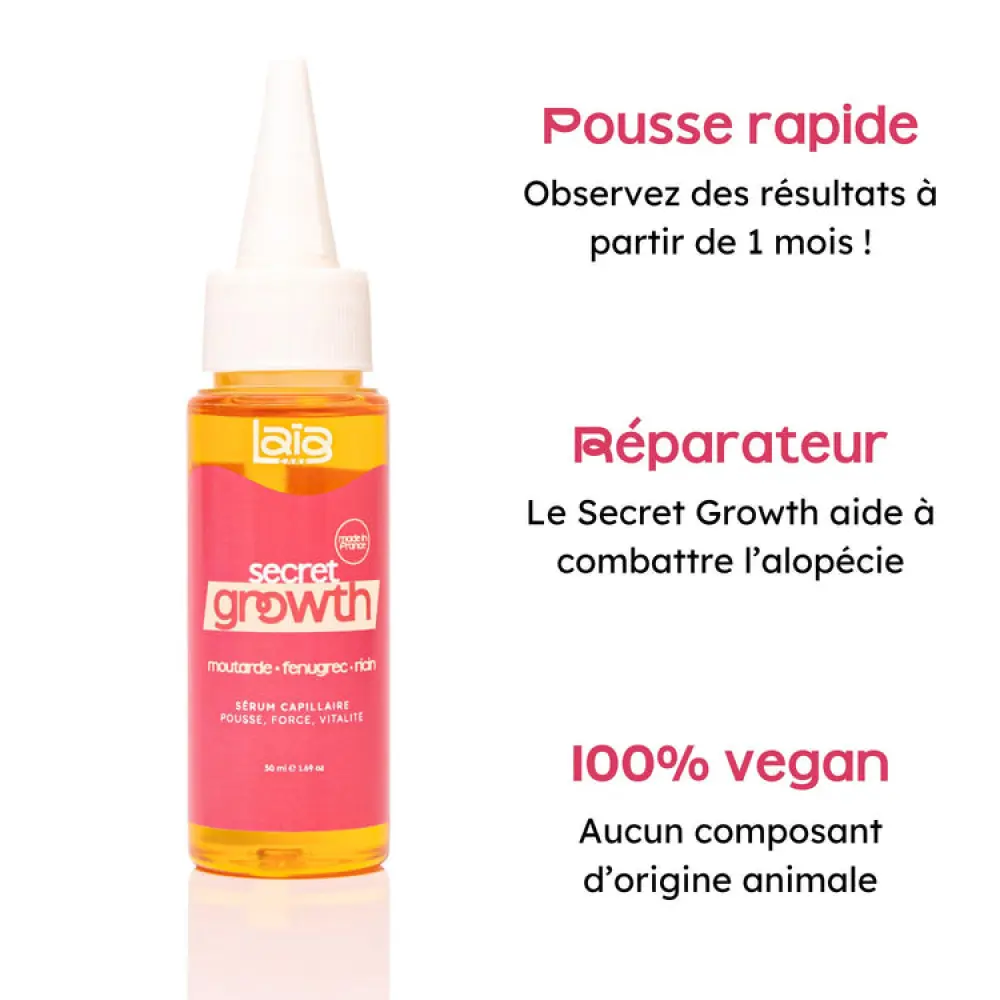 Secret growth - Huile pousse de cheveux — Laïa Care