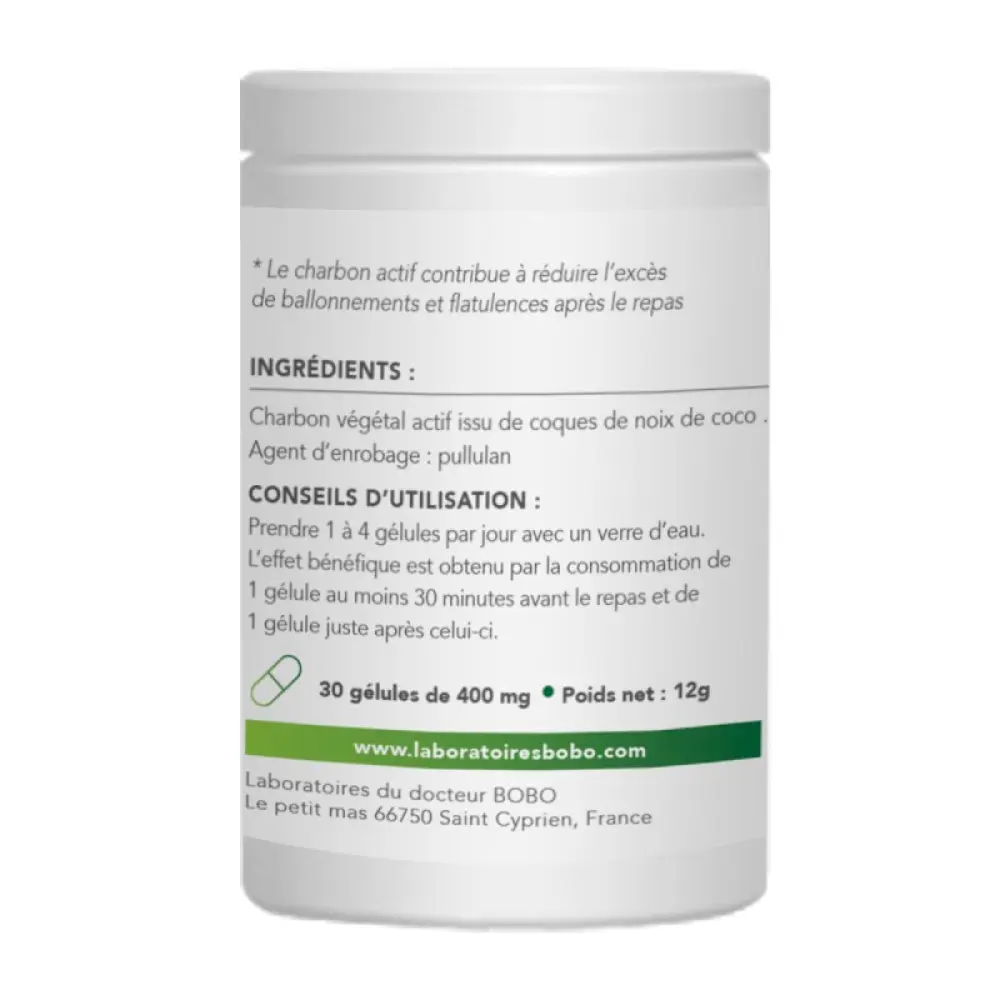 Charbon Actif — Laboratoires du Docteur Bobo