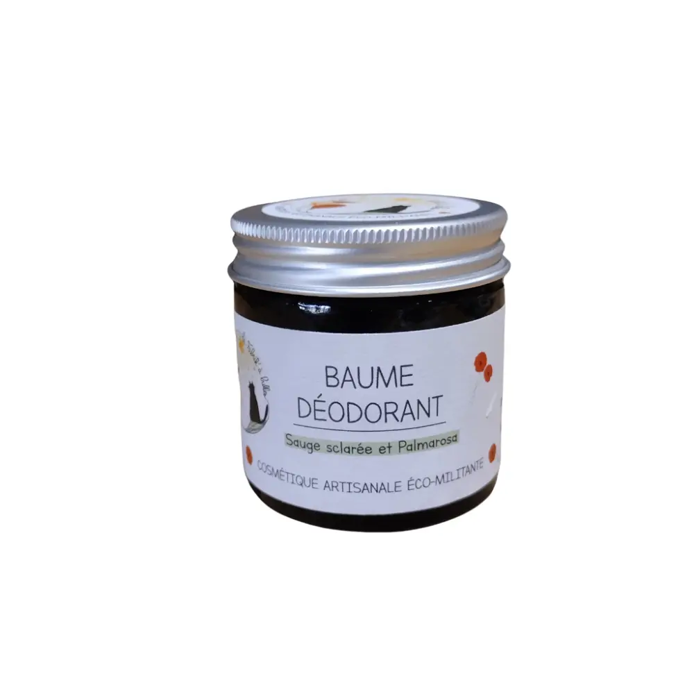 Baume Déodorant - Sauge Sclarée et Palmarosa — La Fabrik'à Bulles