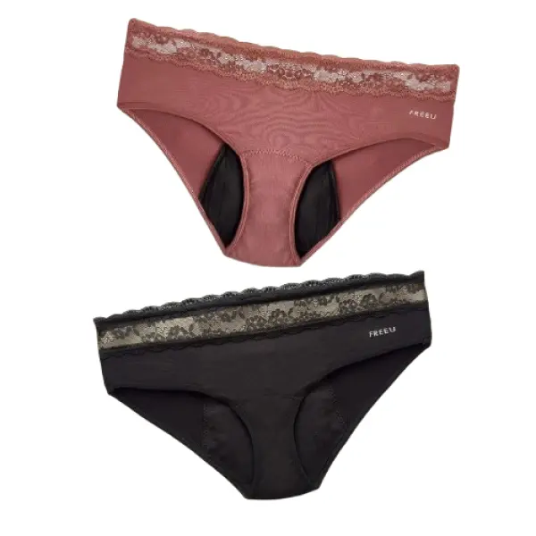 Lola - 2 Culottes Menstruelles - Flux Abondants - Taille: 20, L