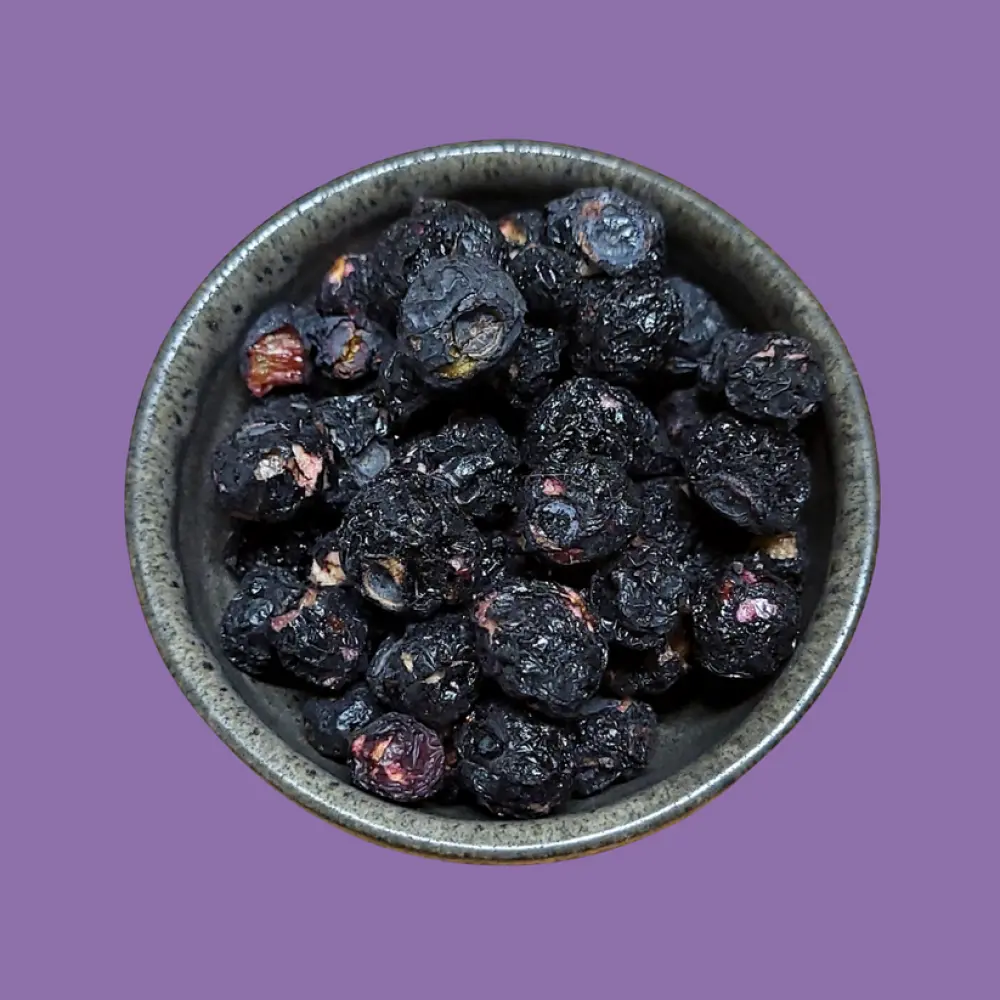 Crunchy Fruit Heidelbeere Bio — Organica Crunchy Fruit