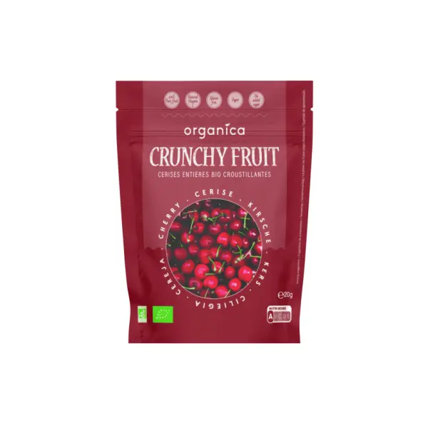 Crunchy Fruit Cerise Lyophilisée bio - Lot de 5