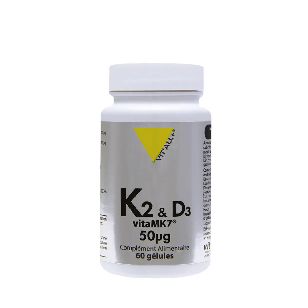 Vitamines K2 vitaMK7® & D3 — VIT'ALL+