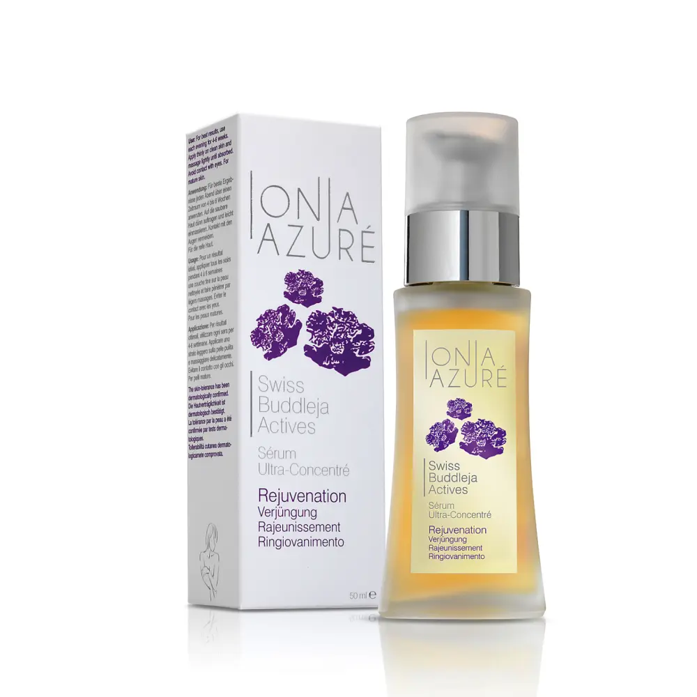 Swiss Buddleja Actives - Siero Anti-Aging — Ionia Azuré
