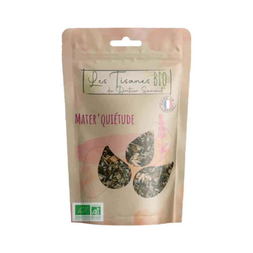 Mater’Quietude – Tisane Relaxante spéciale Femme Enceinte BIO — Herboristerie du Docteur SAMMUT