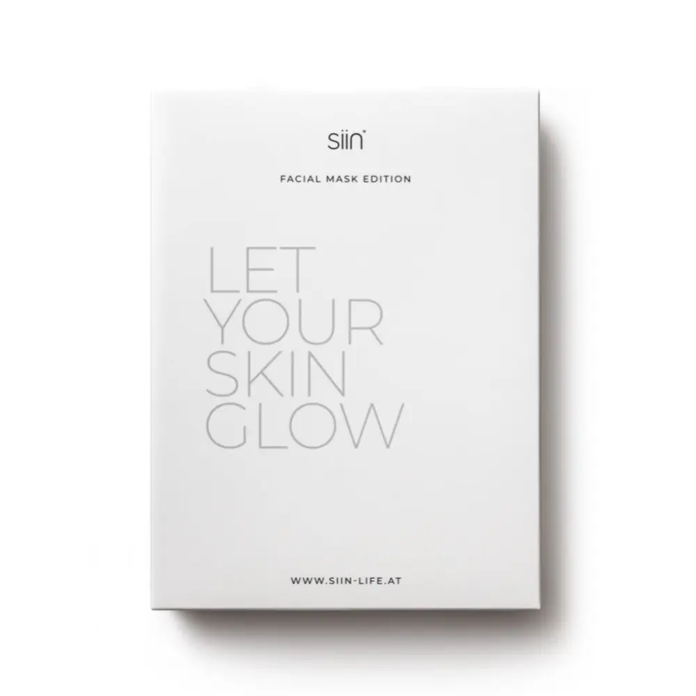 FACE MASK ANTI AGING. Für Gesicht und Hals, 5 Stück in Einer Box. — siin