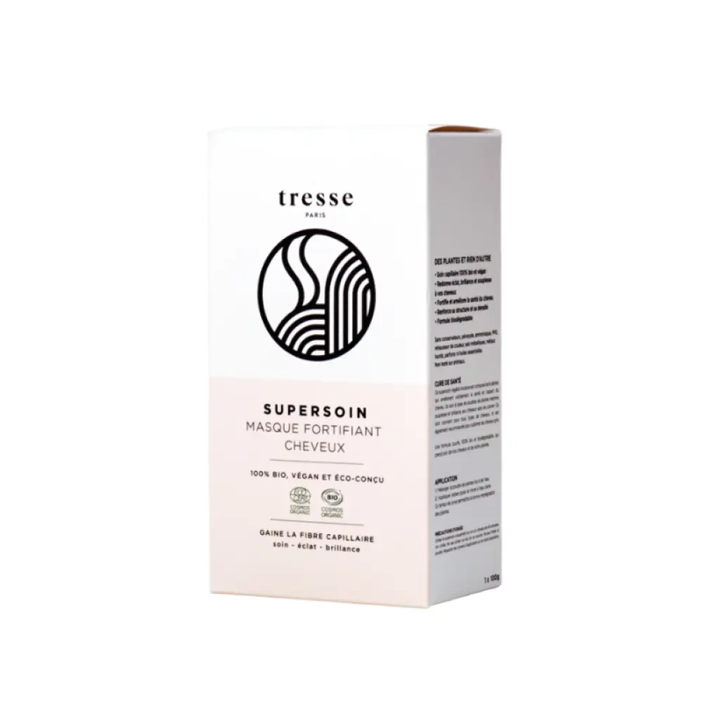 Masque végétal SUPERCARE 100% BIO - 100g — Tresse Paris