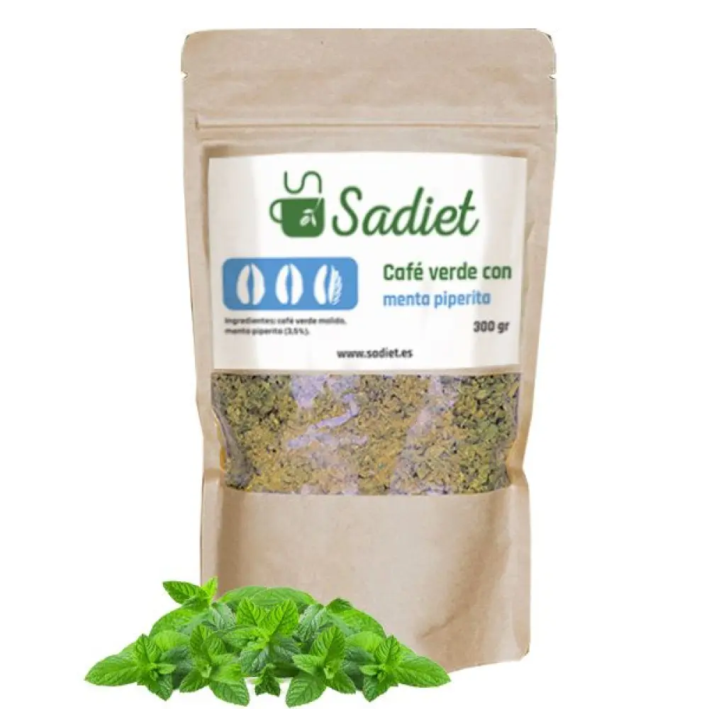 Café vert à la menthe poivrée — Sadiet
