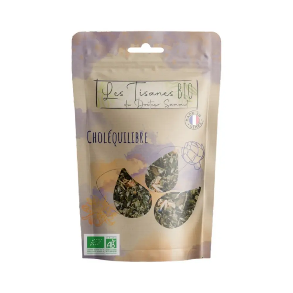 Choléquilibre Tisane Cholestérol Bio - 6 plantes, 50 g — Herboristerie du Docteur SAMMUT