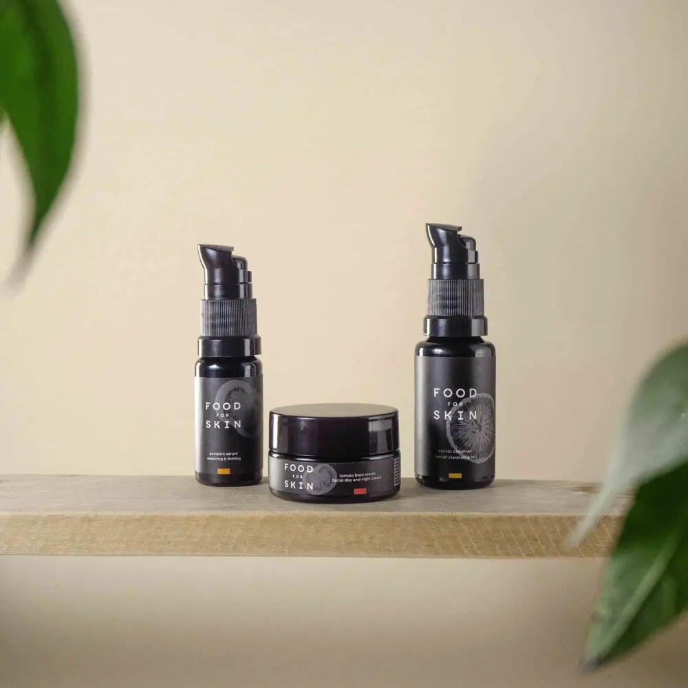 Probierset Pumpkin - Straffend - Cleanser, Cream, Serum — Food for Skin