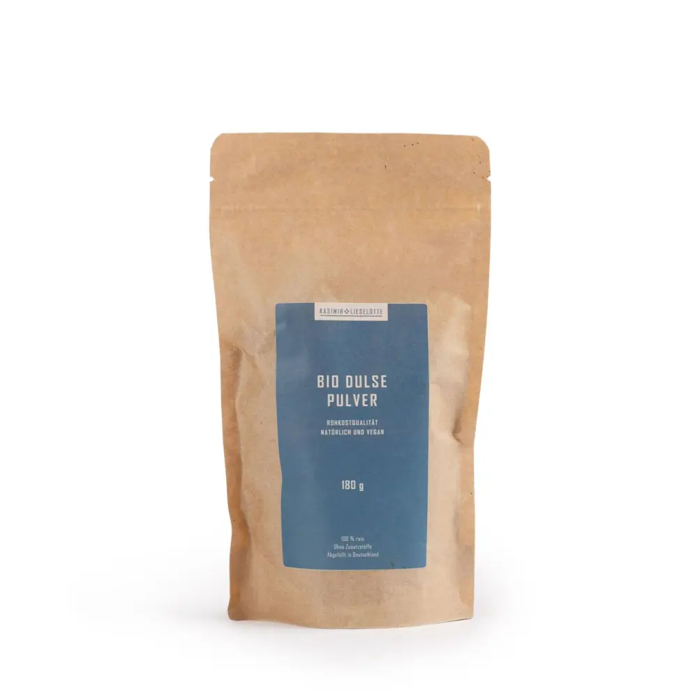 Poudre de dulse bio - algue rouge de Bretagne — Kasimir + Lieselotte