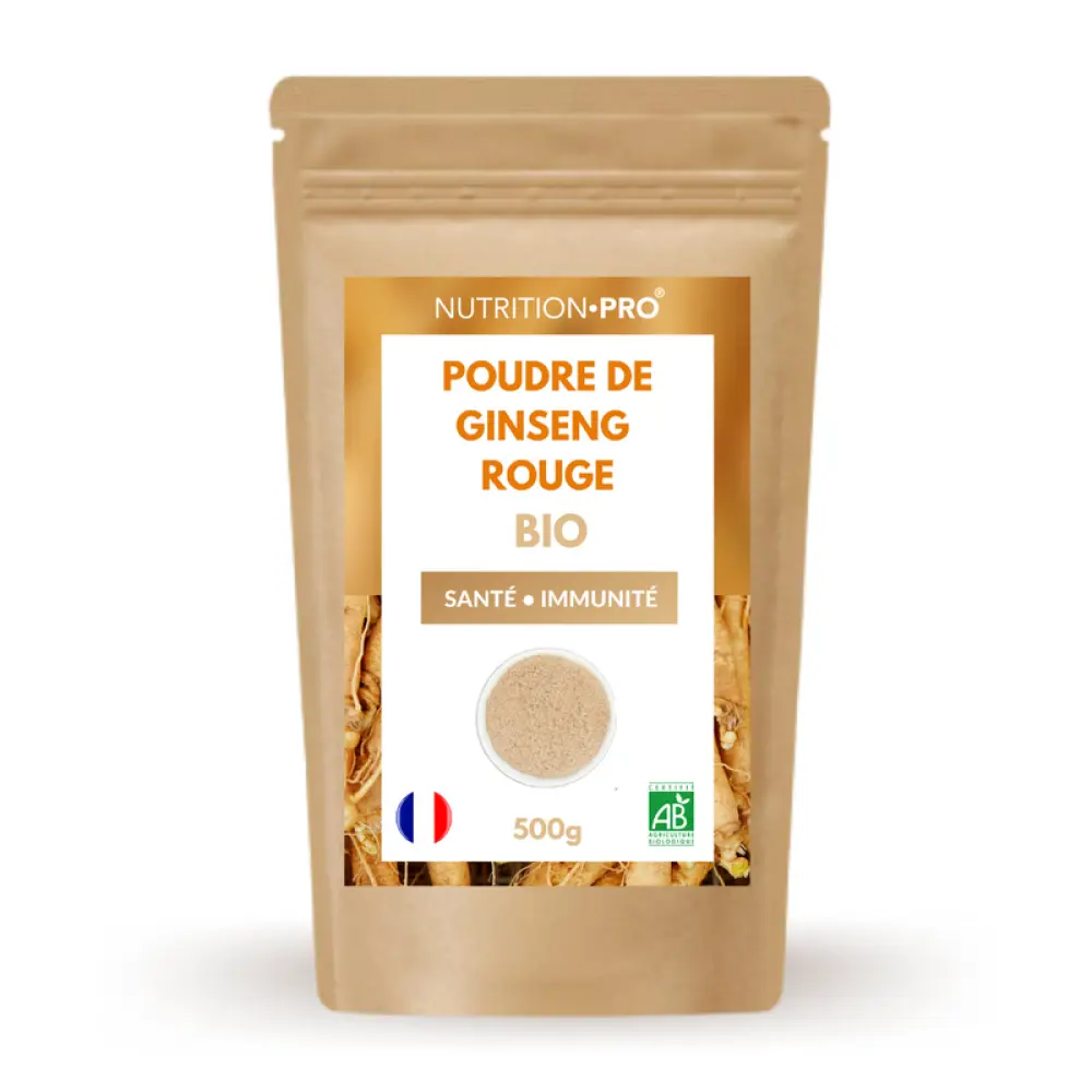Ginseng rojo ecológico en polvo — Nutrition Pro