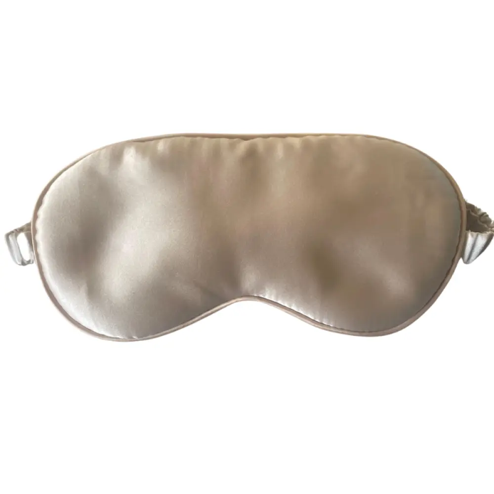 Masque de nuit en soie - Champagne — SforSilk