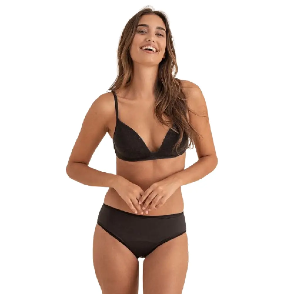 Céline - Bas De Maillot Menstruel - Noir — FreeU Anaissa