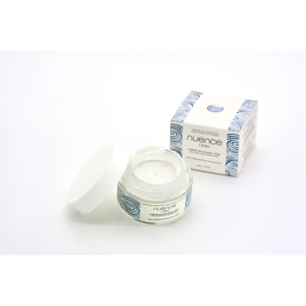 Eau - Crème riche repulpante peaux sèches