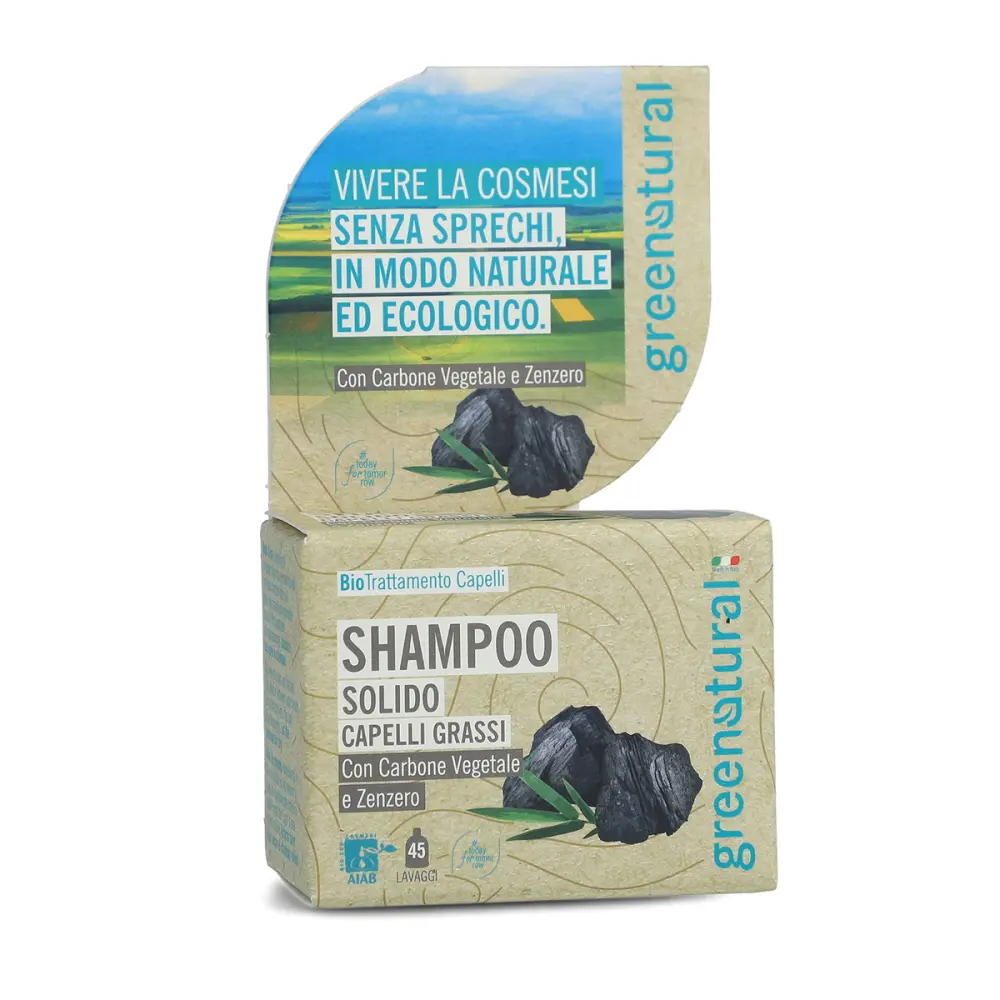 Shampoo Solido Capelli Grassi — greenatural