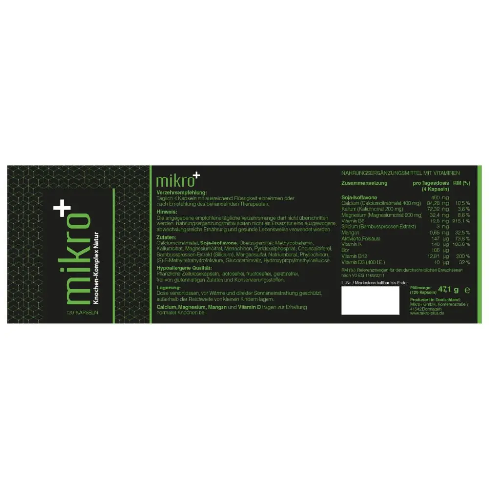 Knochen Komplex Natur — mikro+