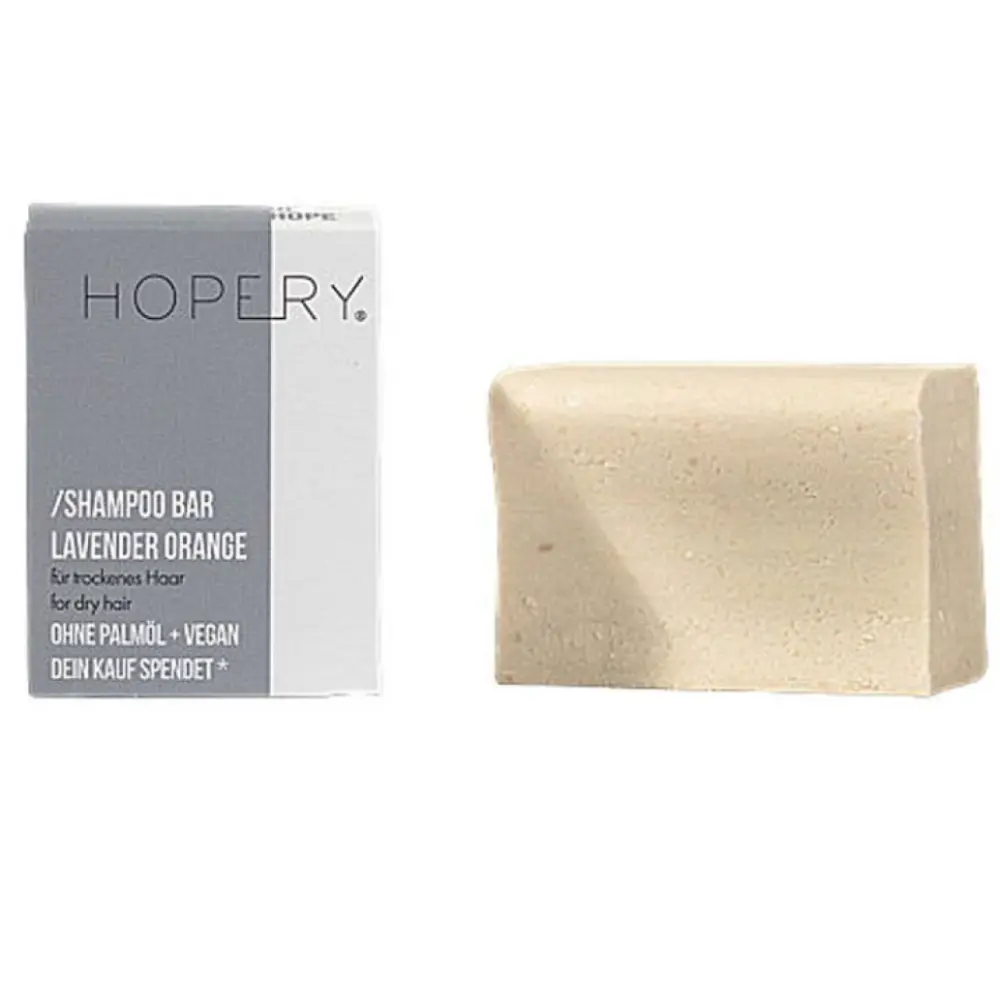 Shampoo Bar Lavender Orange für trockenes Haar — HOPERY