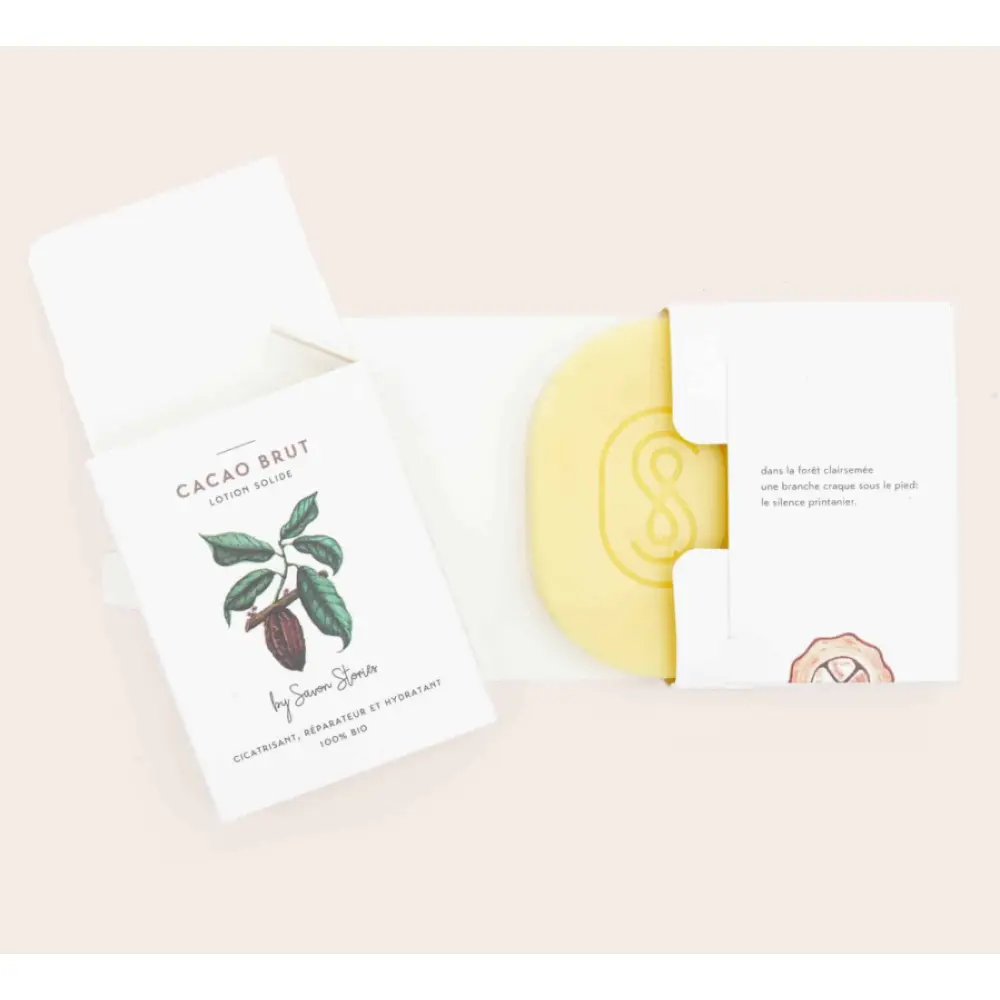 Lotion solide Cacao Brut - 70 g — Savon Stories