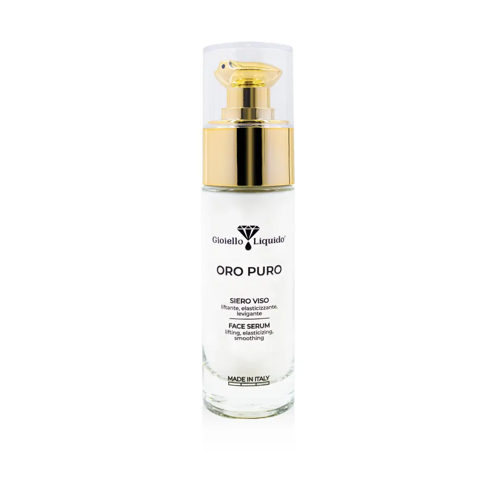 "ORO PURO" - 24h Gesichtscreme "Pure Gold" + Gesichtscreme "Pure Gold" - Anti Aging Set — Gioiello Liquido