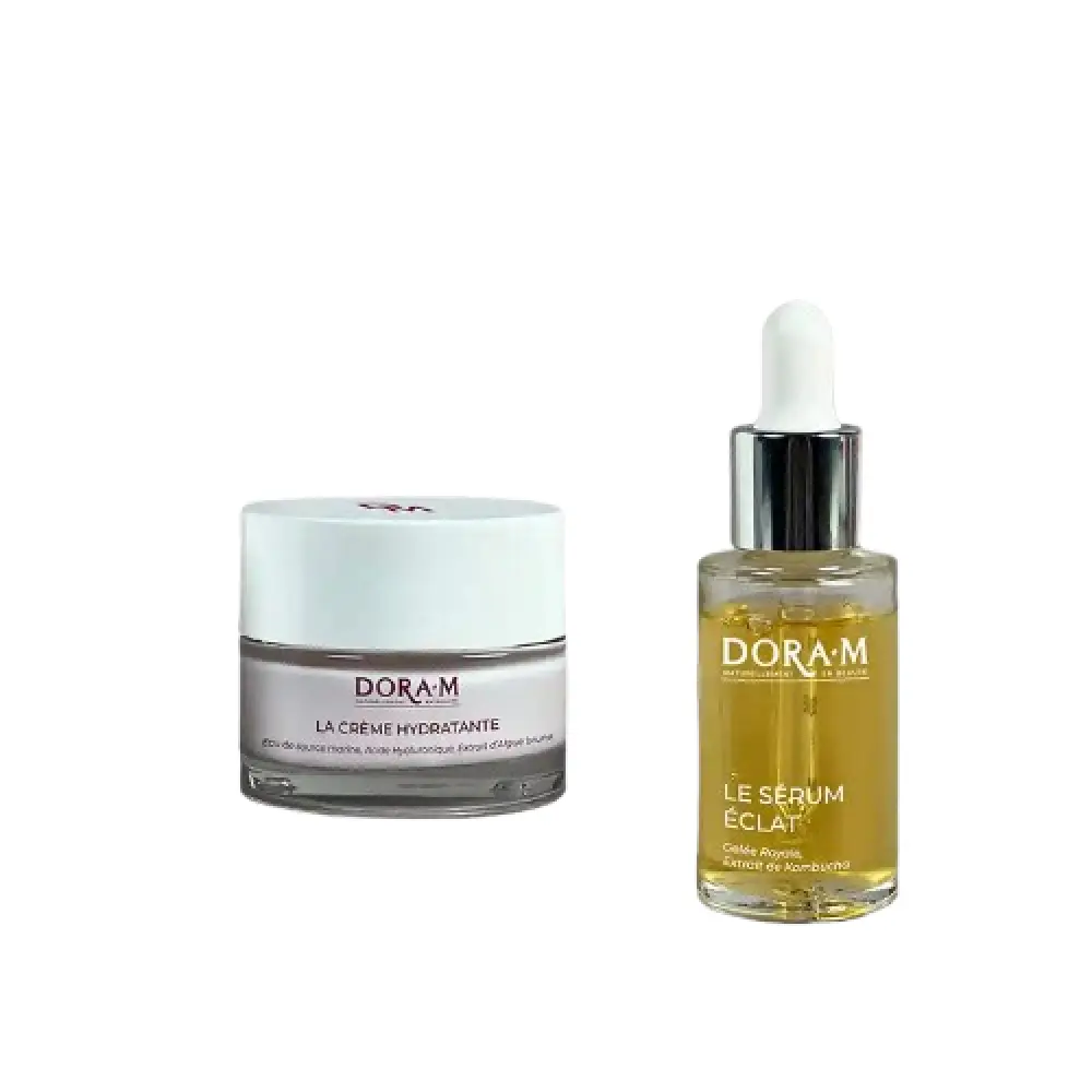 Duo Éclat & Hydratation - Crème & Sérum — Dora M